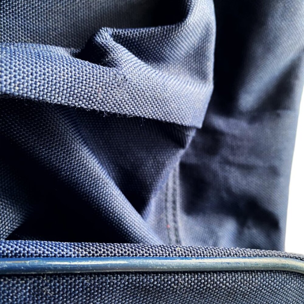 Olympics Navy Drawstring Backpack Lake Geneva and Matterhorn Region Old School - Picture 3 of 10